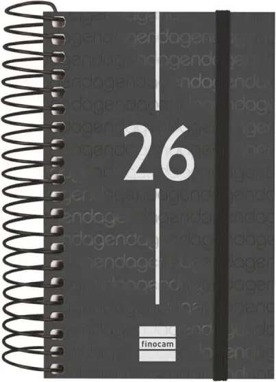 AGENDA YEAR E3 1DP 79x127 2026 NEGRO