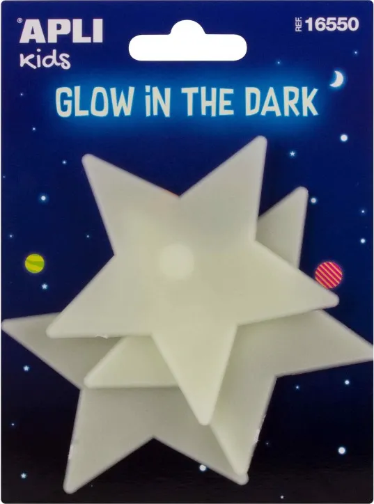 PEGATINAS APLI ESTRELLAS LUMINISCENTES
