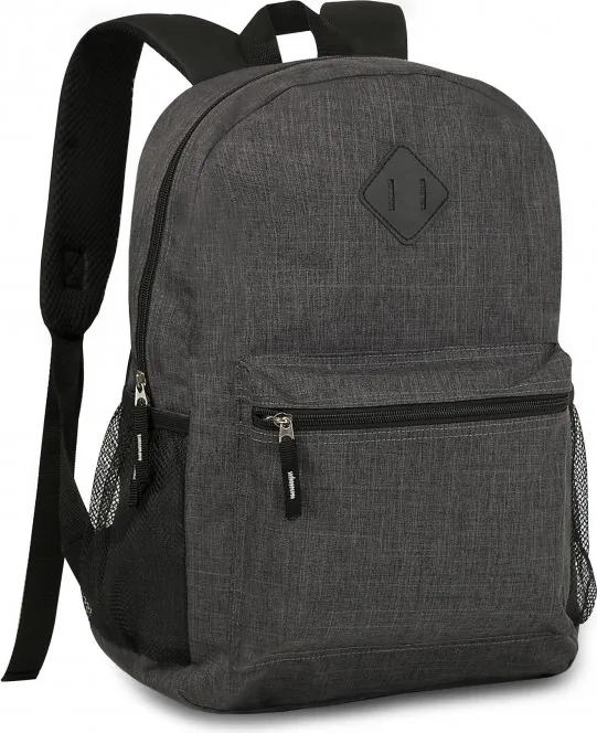 MOCHILA CLIO GRIS 43X30X13 C/2 CREMALLERAS