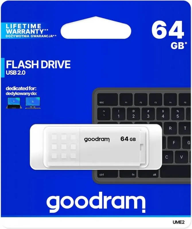 PENDRIVE 64GB  GOODRAM USB 2.0