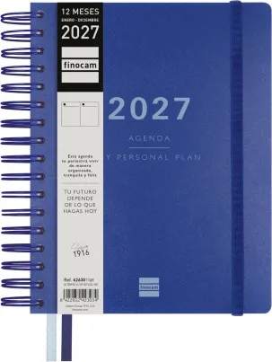 AGENDA TEMPUS 155x212 1DP 2027 AZUL