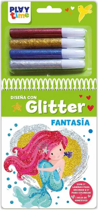 Diseña con glitter. Fantasía