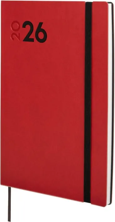 AGENDA MARA Y10 140X204 SV HORIZ. 2026 ROJO
