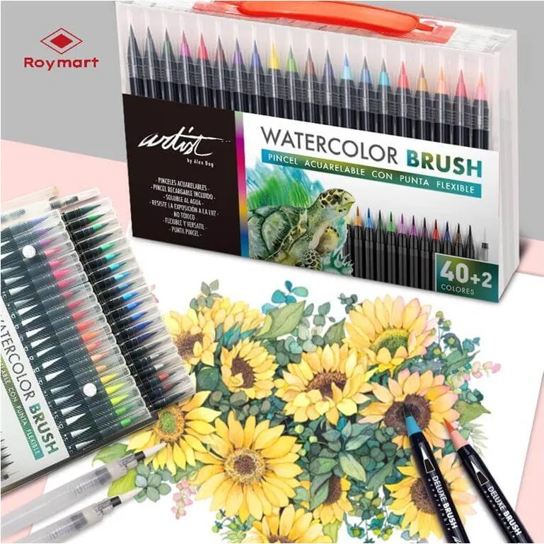 Rotulador Pincel Acuarelabre Artist 40+2
