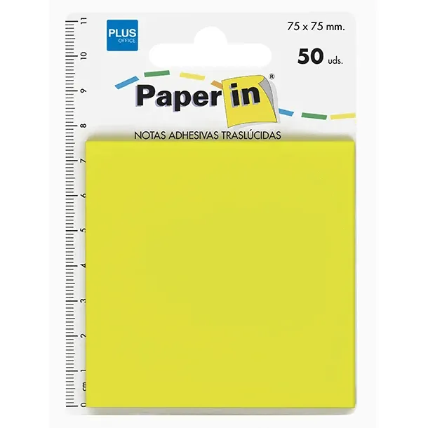 NOTAS INTELIGENTES PLUS AMARILLAS 75x75