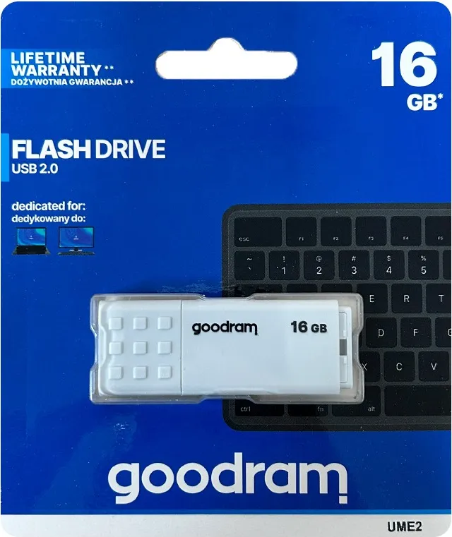 PENDRIVE 16GB GOODRAM USB 2.0