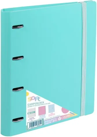 CARPEBLOC A4 4AN FOAM SOFT POLIPROPILENO MENTA