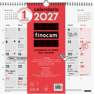 CALENDARIO PARED ESCRIBIR L 340x320 2027