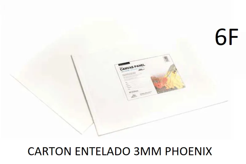 CARTÓN ENTELADO PHOENIX 6F 41X33cm