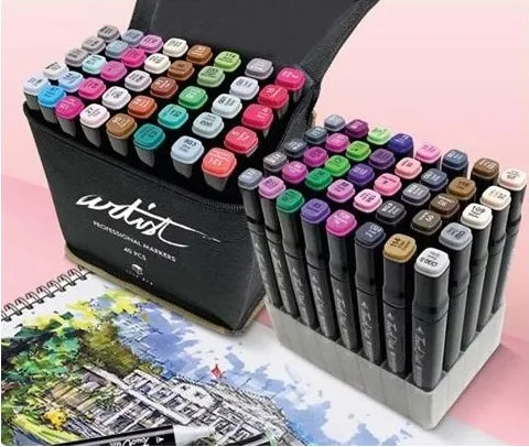 ROTULADOR DOBLE PUNTA 40 COLORES GAMA ARTIST LUXURY