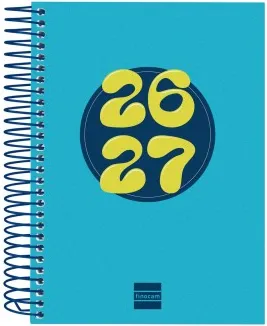 AGENDA FINOCAM COOL 1/8  1DP AZUL 26-27
