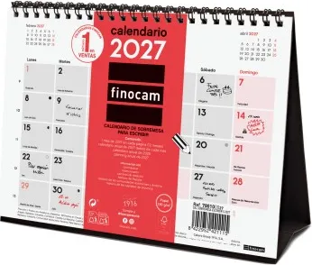 CALENDARIO SOBREMESA ESCRIBIR S 210x150 2027