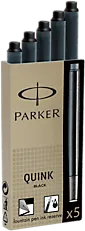 CARTUCHOS PARKER NEGRA C/5