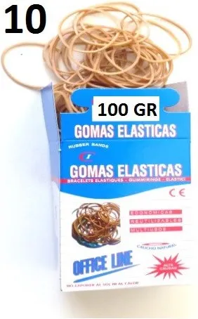 GOMAS ELÁSTICAS 100GR Nº10
