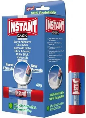 Barras Pegamento Instant Classic 40gr