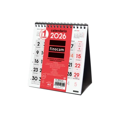 CALENDARIO SOBREMESA NºGRANDES XXS 110x100 2026