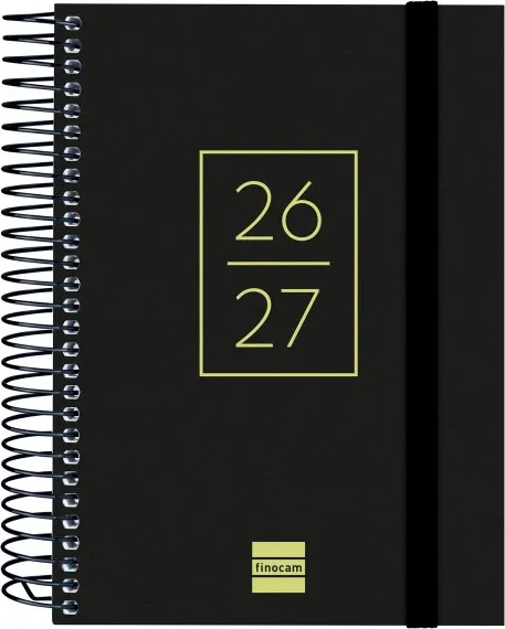 AGENDA FINOCAM SECUNDARIA 1/8 1DP NEGRO 26-27