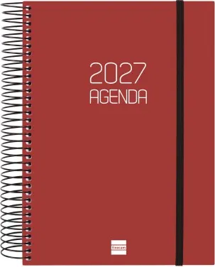 AGENDA OPAQUE E10 155x212 1DP 2027 BURDEOS