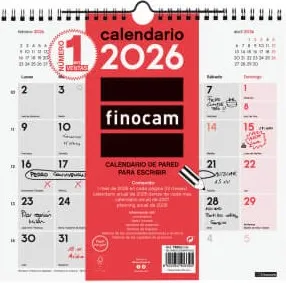 CALENDARIO PARED ESCRIBIR M 265X245 2026