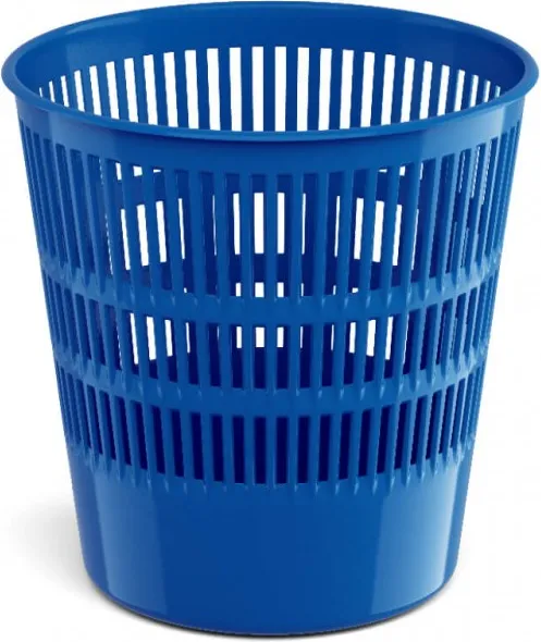 Papelera Plastico Vivid Azul 12 Litros
