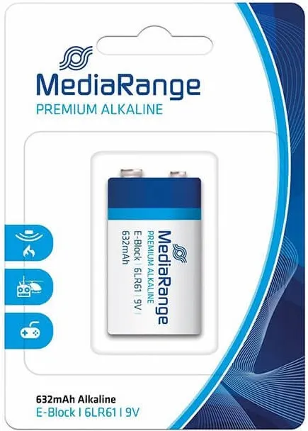 PILA MEDIARANGE ALCALINA 9V LR61