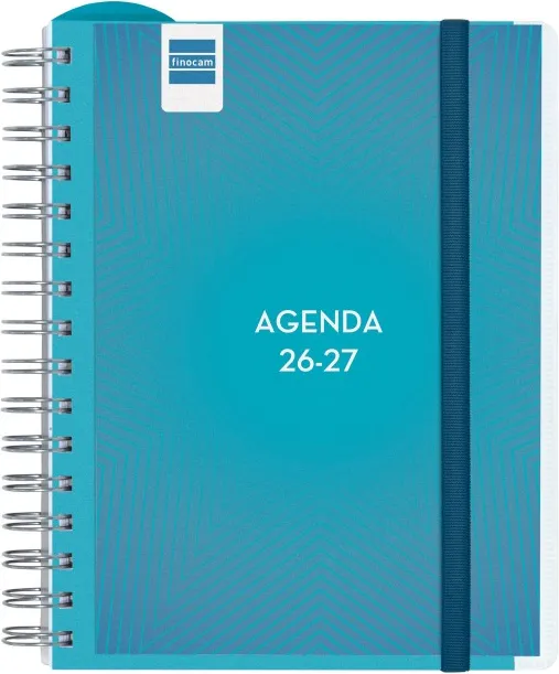 AGENDA FINOCAM MAGISTRAL 1/4  SV AZUL 26-27