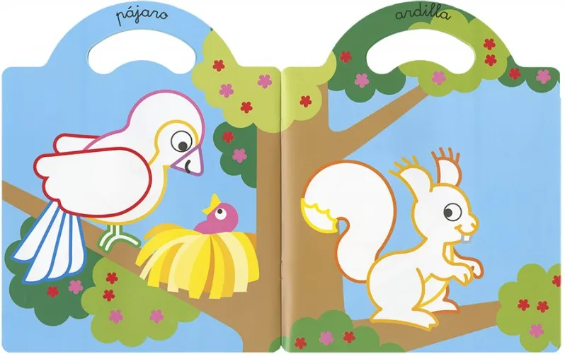 PINTA Y PEGA LOS ANIMALITOS - VENTA POR UNIDAD