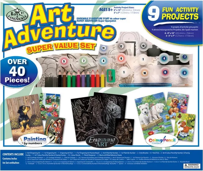 CAJA DE PINTURAS ART ADVENTURE