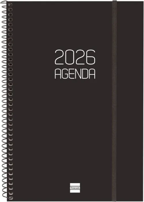AGENDA OPAQUE E11 165x242 SV VERTICAL 2026 NEGRO