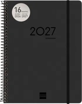 AGENDA FINOCAM IKON NEGRO E10 SV 26-27
