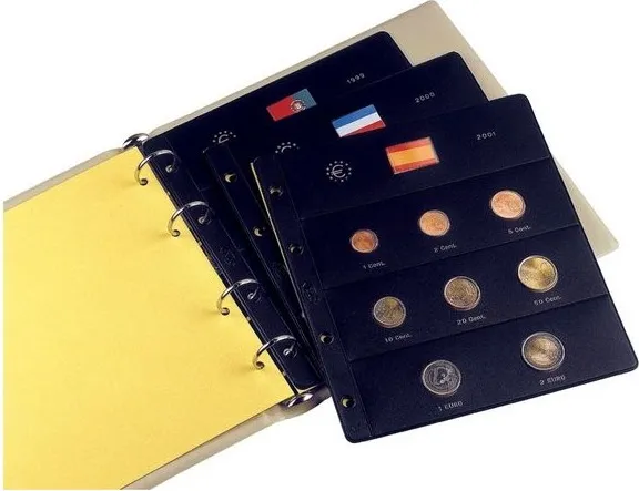 FUNDAS PARDO MONEDAS 42MM PAQ/5