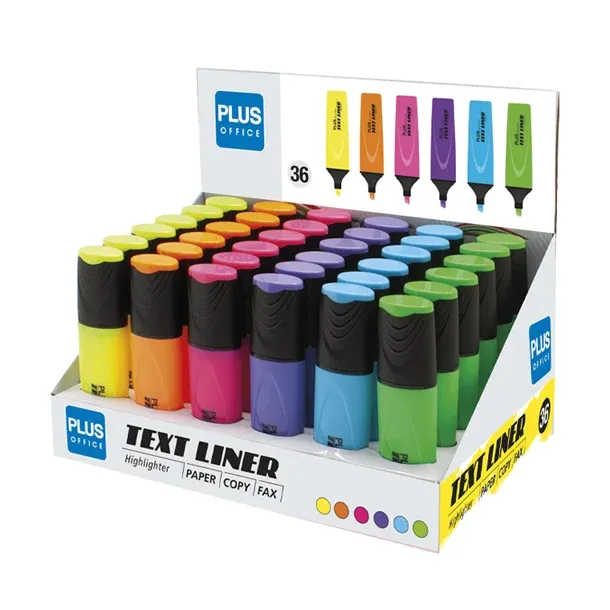 EXPOSITOR 36 ROTULADOR FLUORESC. PLUS TEXT LINER