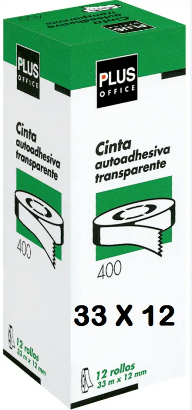 CINTA ADHESIVA PLUS 33X12 SOFT
