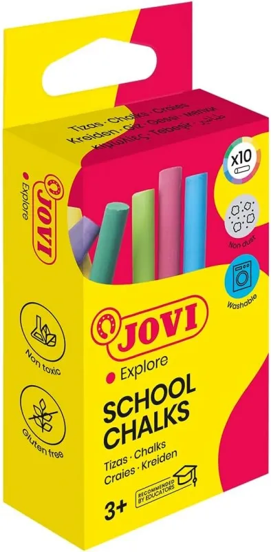 TIZAS JOVI COLORES 10UND