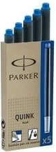 CARTUCHOS PARKER AZUL PERMANENTE C/5