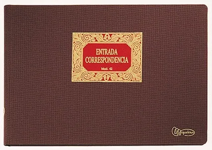 LIBRO MIQUEL RIUS Nº42 ENTRADA DE CORRESPONDENCIA