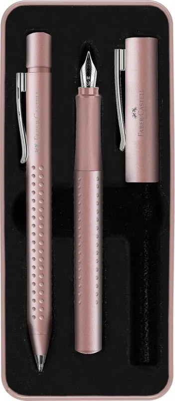 JUEGO PLUMA+BOL GRIP 2011 ROSA PALO FABER CASTELL
