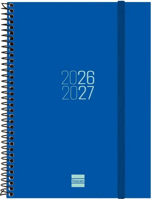 AGENDA FINOCAM ESPIRAL E10 SV AZUL 26-27