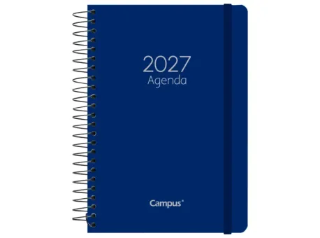 AGENDA CAMPUS  2027 A5 Dia Pag.TAPA POLIPROPILENO AZUL
