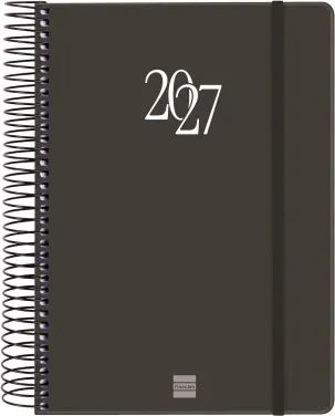 AGENDA ESPIRAL MY E10 155X212 1DP 2027 NEGRO