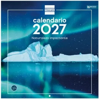CALENDARIO PARED ESCRIBIR 30x30 NATURALEZA 2027
