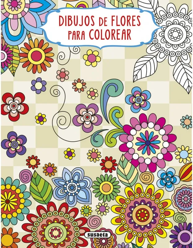 DIBUJOS DE FLORES PARA COLOREAR 1