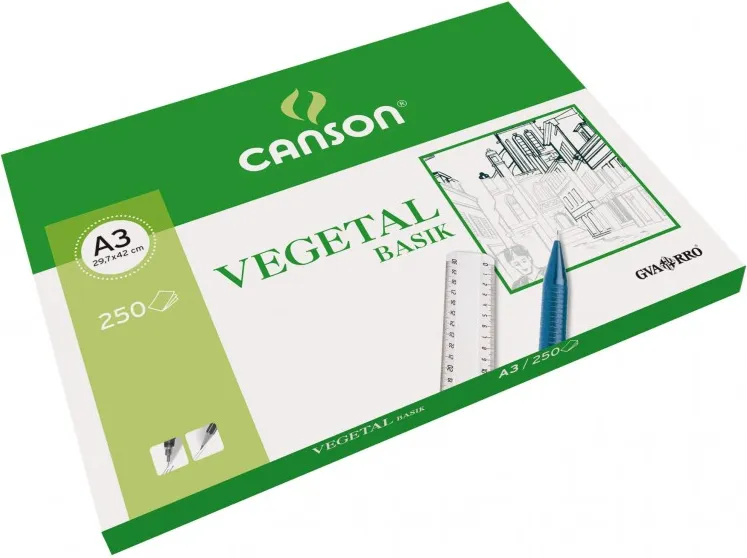 LÁMINAS VEGETAL CANSON  A3