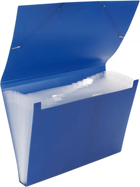 CLASIFICADOR PLUS PP 12 DEPÓSITO GOMA OPACA AZUL