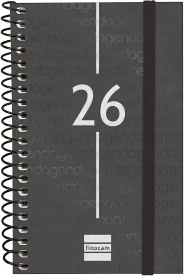 AGENDA YEAR E3 79X127 SV 2026 NEGRO