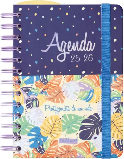Agenda Finocam Talkual 1/8 1D/P Vida 25-26
