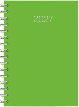 AGENDA 1DP 1/4 PREMIUM BASE WIRE´O 179-VERDE 2027