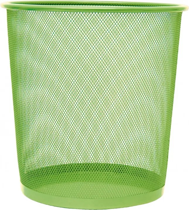 PAPELERA PLUS METAL PEQUEÑA VERDE