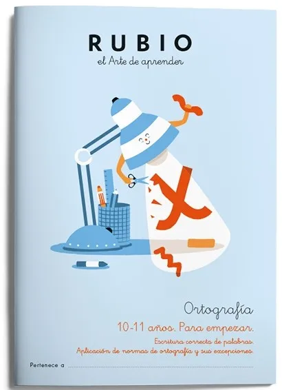 CUADERNO RUBIO ORTOGRAFIA 5 (8-9 AÑOS)