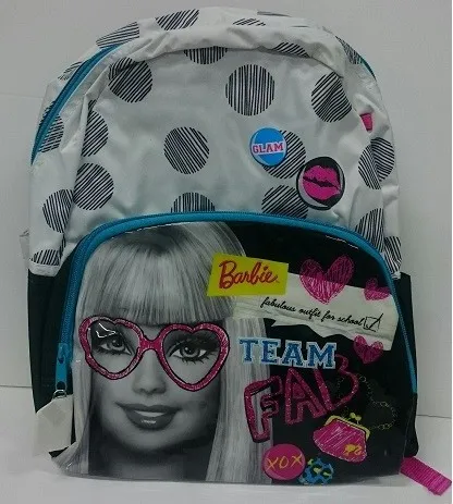 MOCHILA BARBIE TEAM FAB 30CM